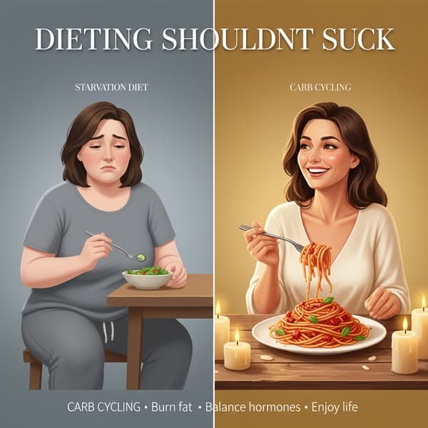 🎁 Comment "CARB" ⬇️ Free Carb Cycling 101 Guide