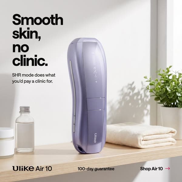 Say Goodbye to Hair - Shop Ulike Air10’s Fast & Painless Hair Removal Now!