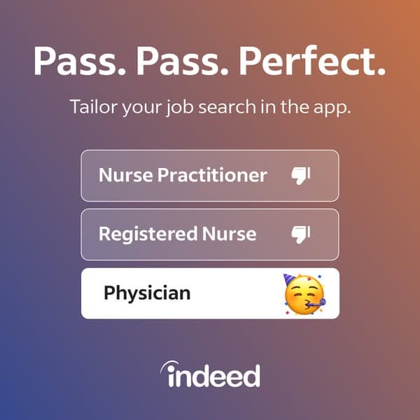 Get the Indeed app.