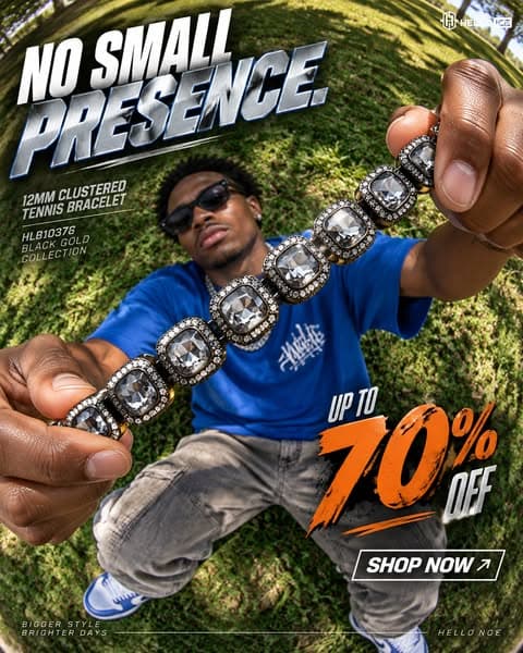 π Halloween Steal: 2 x 12mm Cuban Bracelets for $33.99!