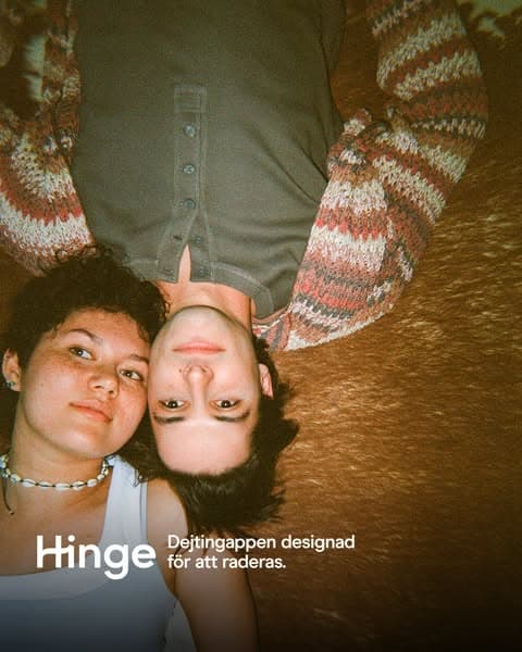 Registrera dig på Hinge idag.