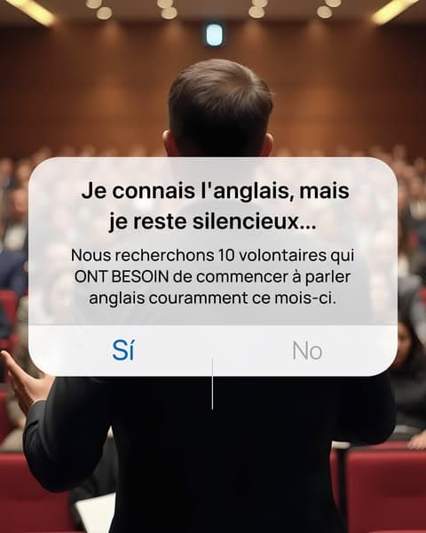 Vous comprenez l'anglais mais ne le parlez pas ?