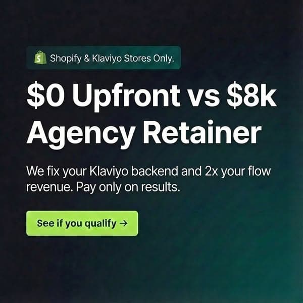 Shopify + Klaviyo Stores Only