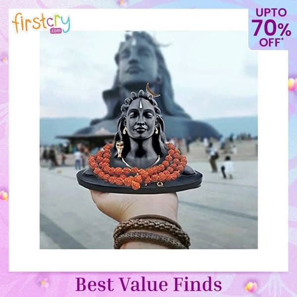 โน 2,609.10 | LBV 925 Sterling Silver Oxidized Lord Shiva Pendant Baby Girl & Baby Boys Without Chain - 0 to 3 Moโฆ