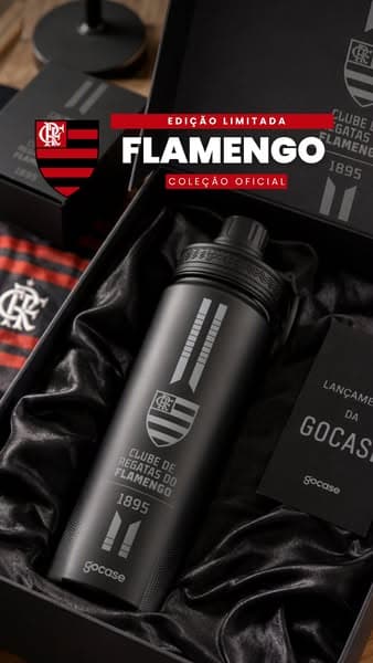 Garrafa Térmica Fresh + Ebook - Flamengo - Signature - Gocase