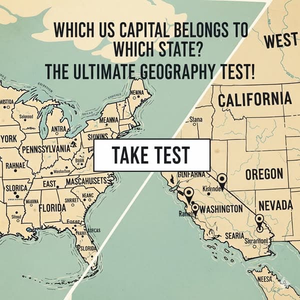 Can You Name The US State By Its Capital?