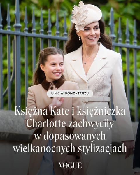 Księżna Kate i księżniczka Charlotte zachwyciły w dopasowanych wielkanocnych stylizacjach
