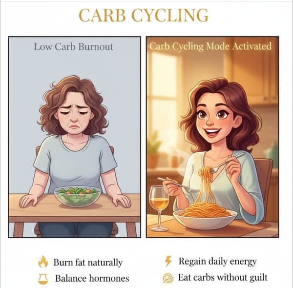 🎁 Free Carb Cycling 101 Guide. Comment "CARB" ⬇️ and we'll DM it.