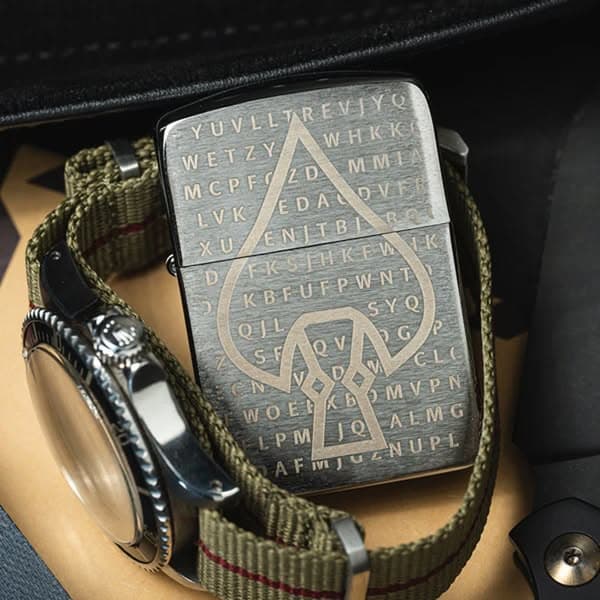 W.O.E. Kryptos Zippo