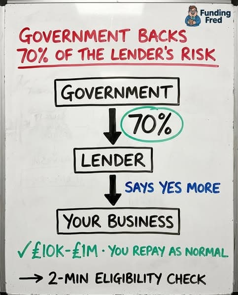Government Backs 70% of Lender Risk