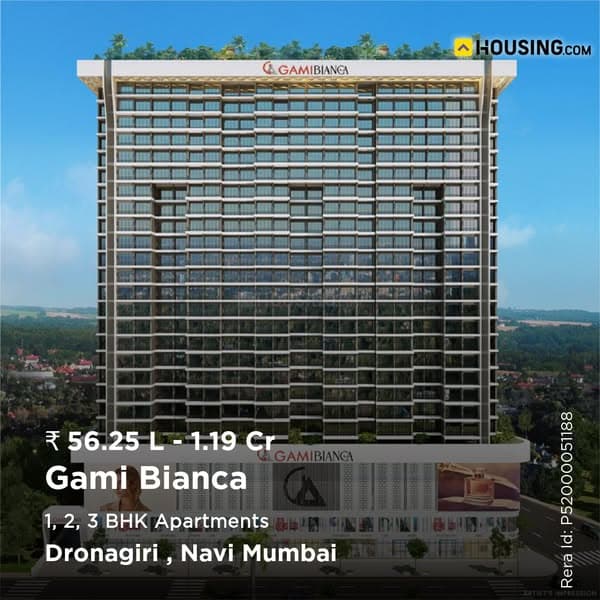 1, 2, 3 BHK starting ₹56.25L