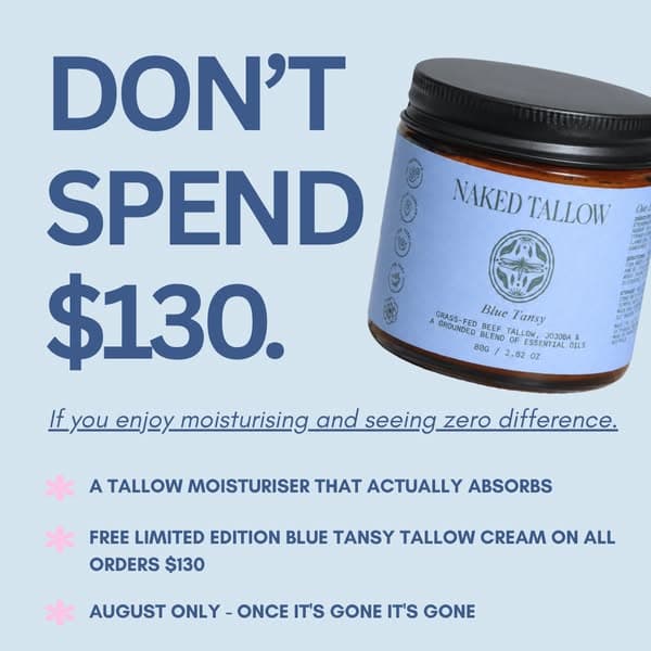 FREE BLUE TANSY TALLOW CREAM