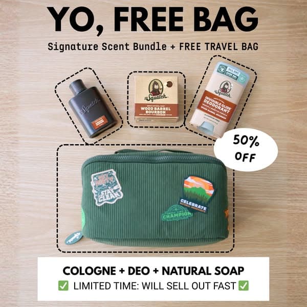 π€― FREE TOILETRY BAG + 50% OFF π€―