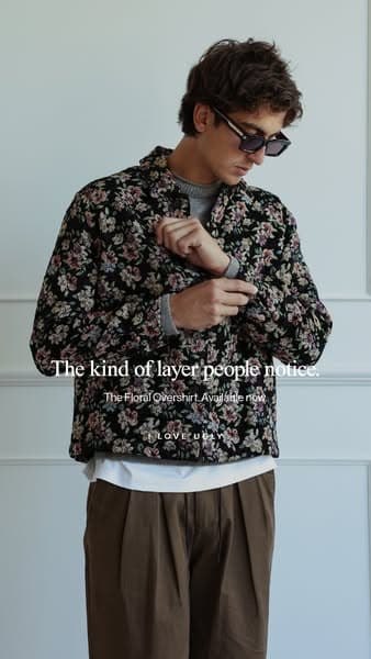 NEW | The Floral Overshirt