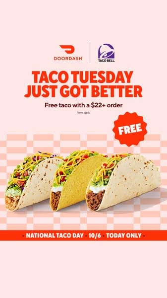 Free Taco from Taco Bell®