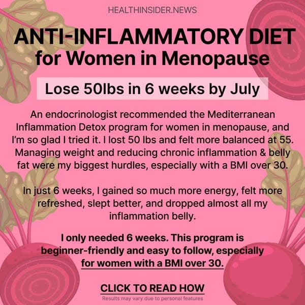 Inflammation Detox for Women in Menopause
