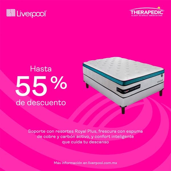 Hasta 55% de desc.