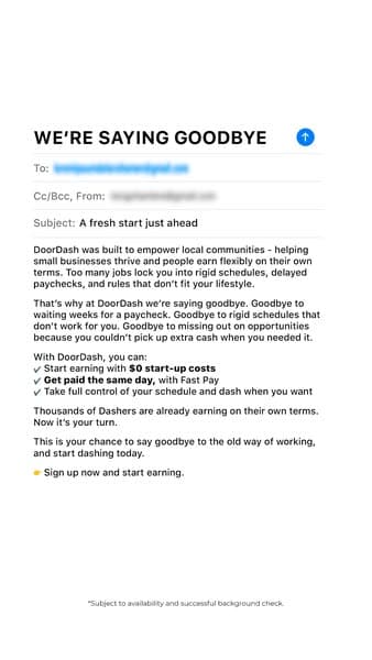 Sign up now & earn on your terms