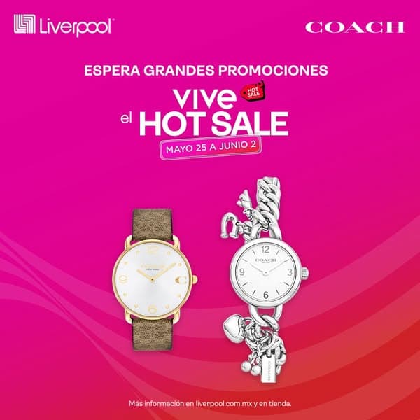 Coach relojes se prepara