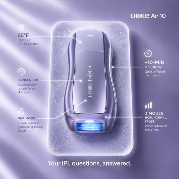Say Goodbye to Hair - Shop Ulike Air10βs Fast & Painless Hair Removal Now!