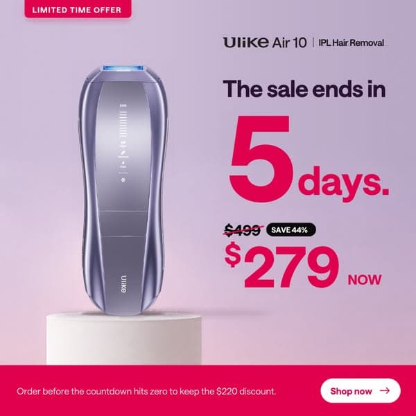 Was $499. Now $279 with the Glow Plan.