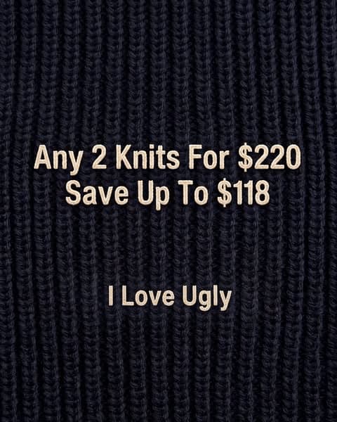 Two knits for $220. Every layer covered.