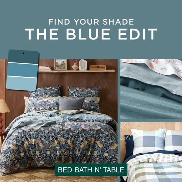 The Blue Edit: layered shades of calm