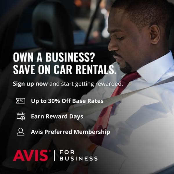 Enroll in Avis For Business