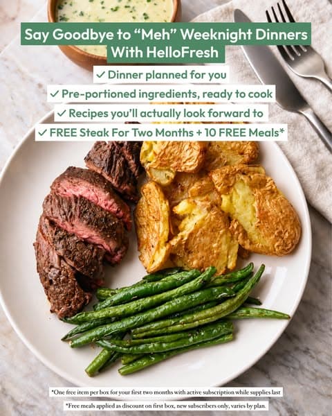 Free Steak for 2 months + 10 Free Meals w/code TQESTEAK🚨