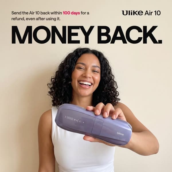 Say Goodbye to Hair - Shop Ulike Air10βs Fast & Painless Hair Removal Now!