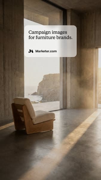 Interior ads made by designers.