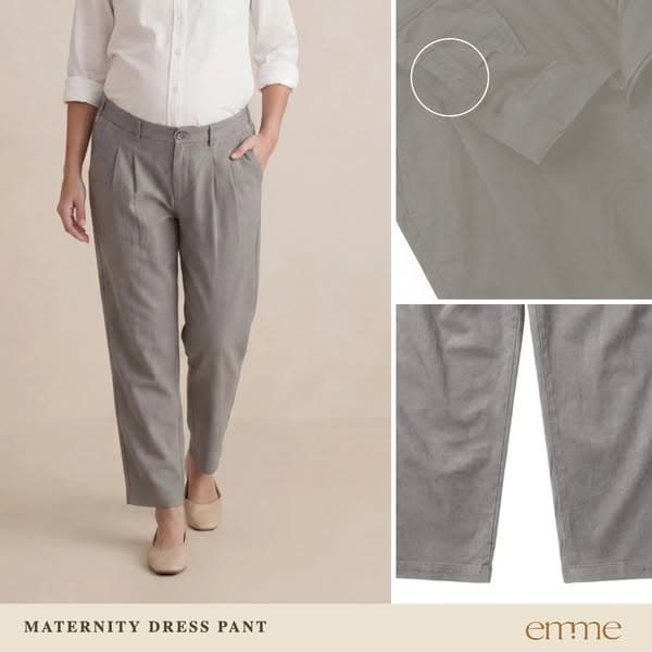 The Only Real Natural Fiber Maternity Dress Pant