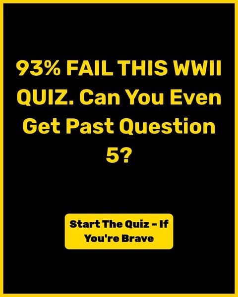This WWII Quiz Stumps 9 Out of 10 History Buffs