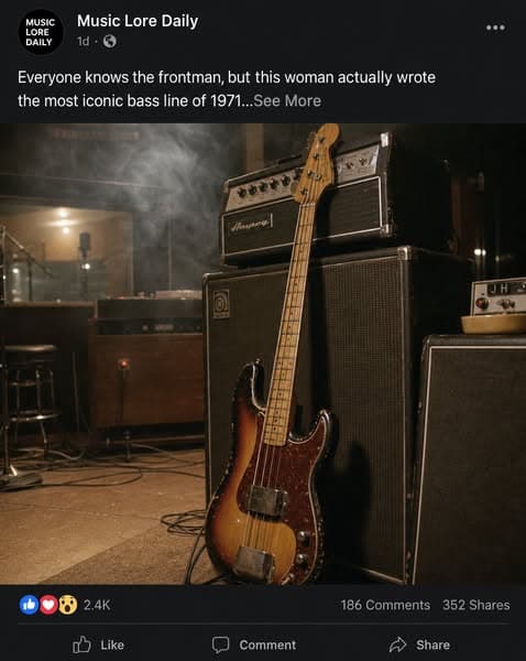 The Bass Line That Changed 1971 Was Written By Her