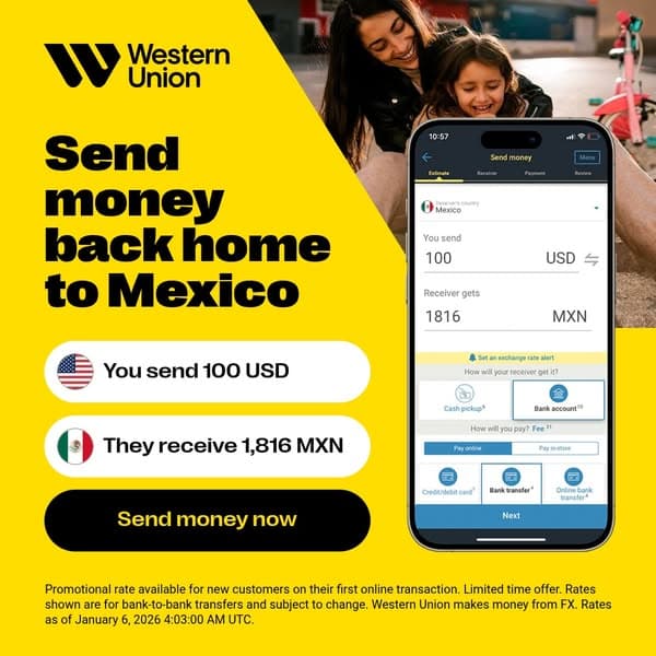 Send money with Western Union