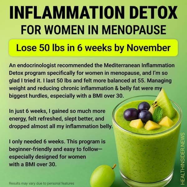 Inflammation Detox for Women in Menopause