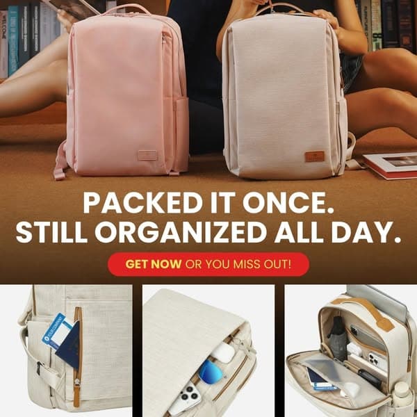 Packed it once. Still organized all day.