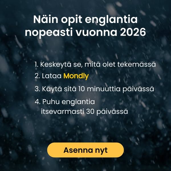 Puhu englantia vuonna 2026
