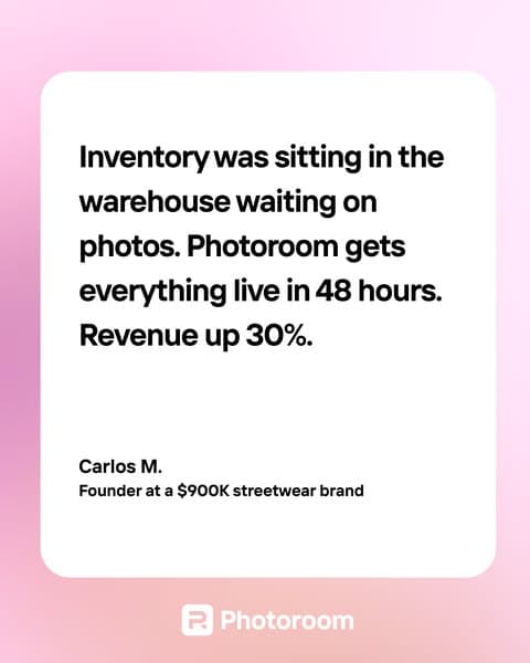 Try Photoroom For Free