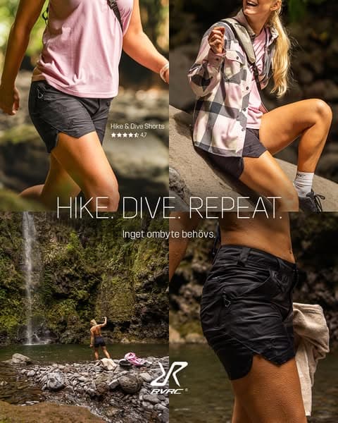Hike & Dive Shorts🩳💦