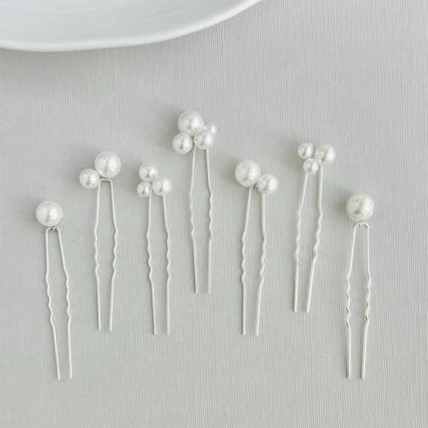 Pearl Bridal Hair Pins, Wedding Hairpiece, Bridal Hair Piece, Bridal Hair Comb, Bridesmaid Hair, Wedding Pearl Hair Comb