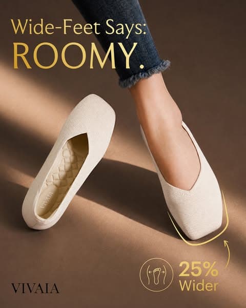 Square Toe. Wide Fit. All Day.