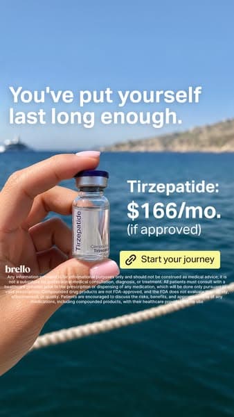 Tirzepatide Plan for $166 per Month