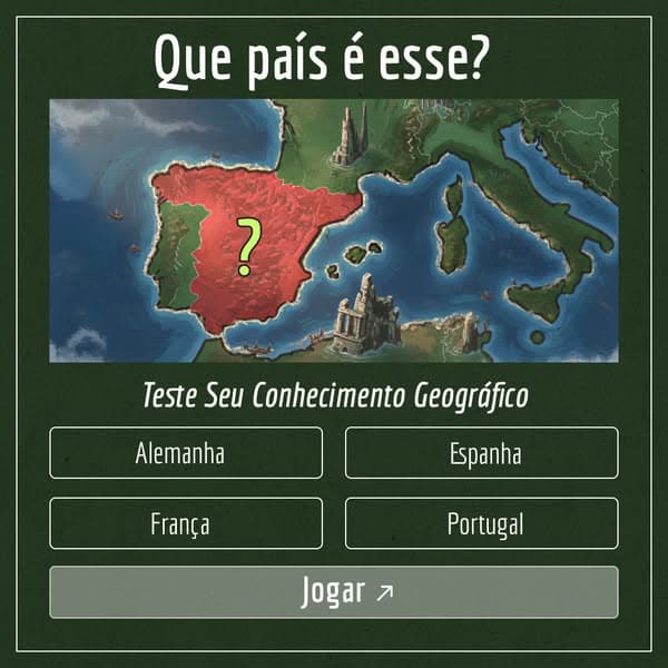🏔️ Explore a geografia!