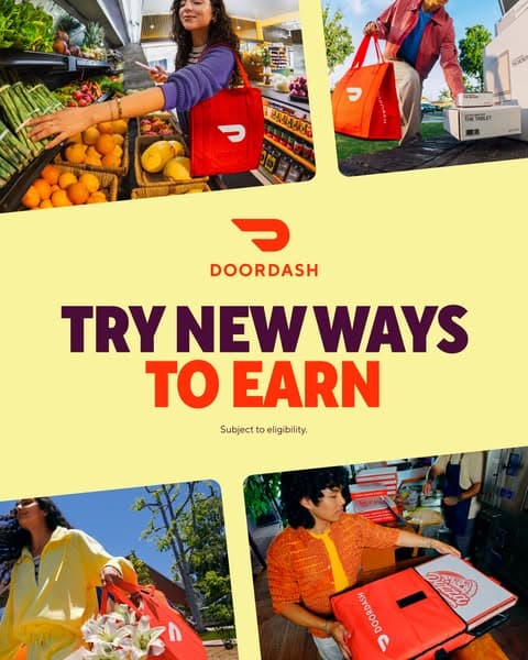 Sign up now & earn on your terms