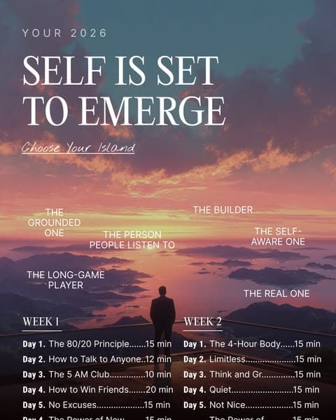 🏝️ 2026 Is an Island of Who You Can Become