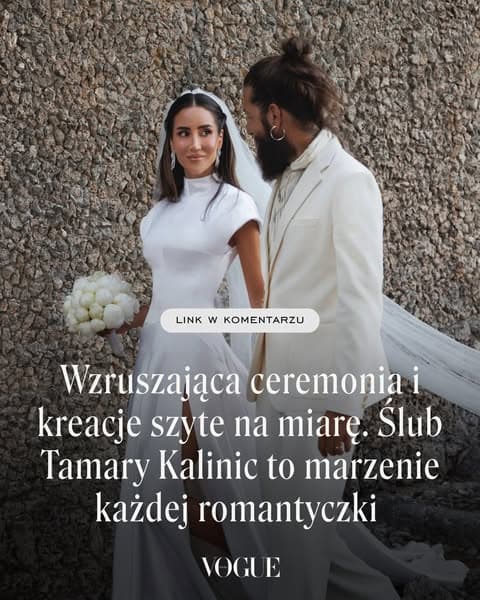 Ślub Tamary Kalinic nad jeziorem Como