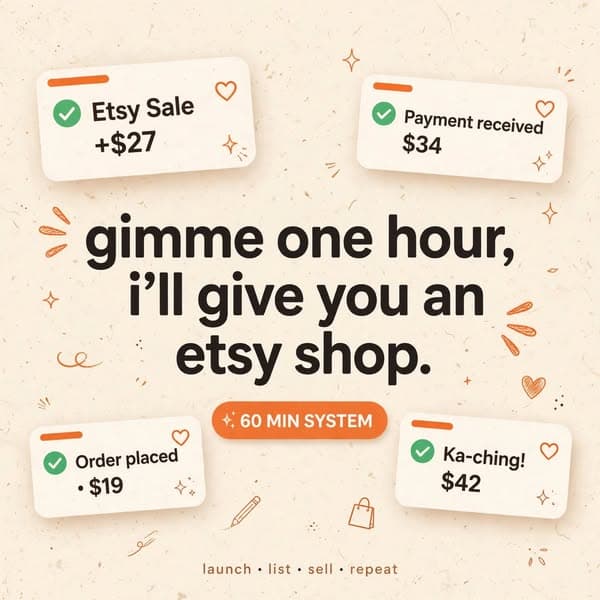 Launch Your Digital Download Shop Today