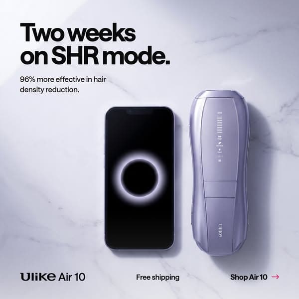 Say Goodbye to Hair - Shop Ulike Air10βs Fast & Painless Hair Removal Now!