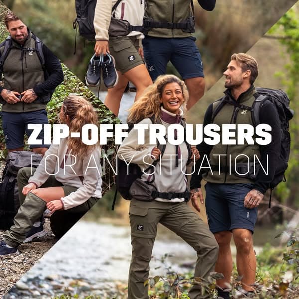 Explore zip-off trousers👖